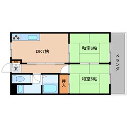 築山駅 徒歩5分 3階の物件間取画像